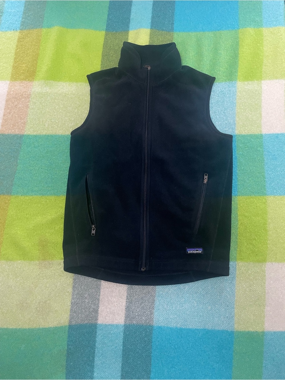 Patagonia Black Fleece Vest Full Zip